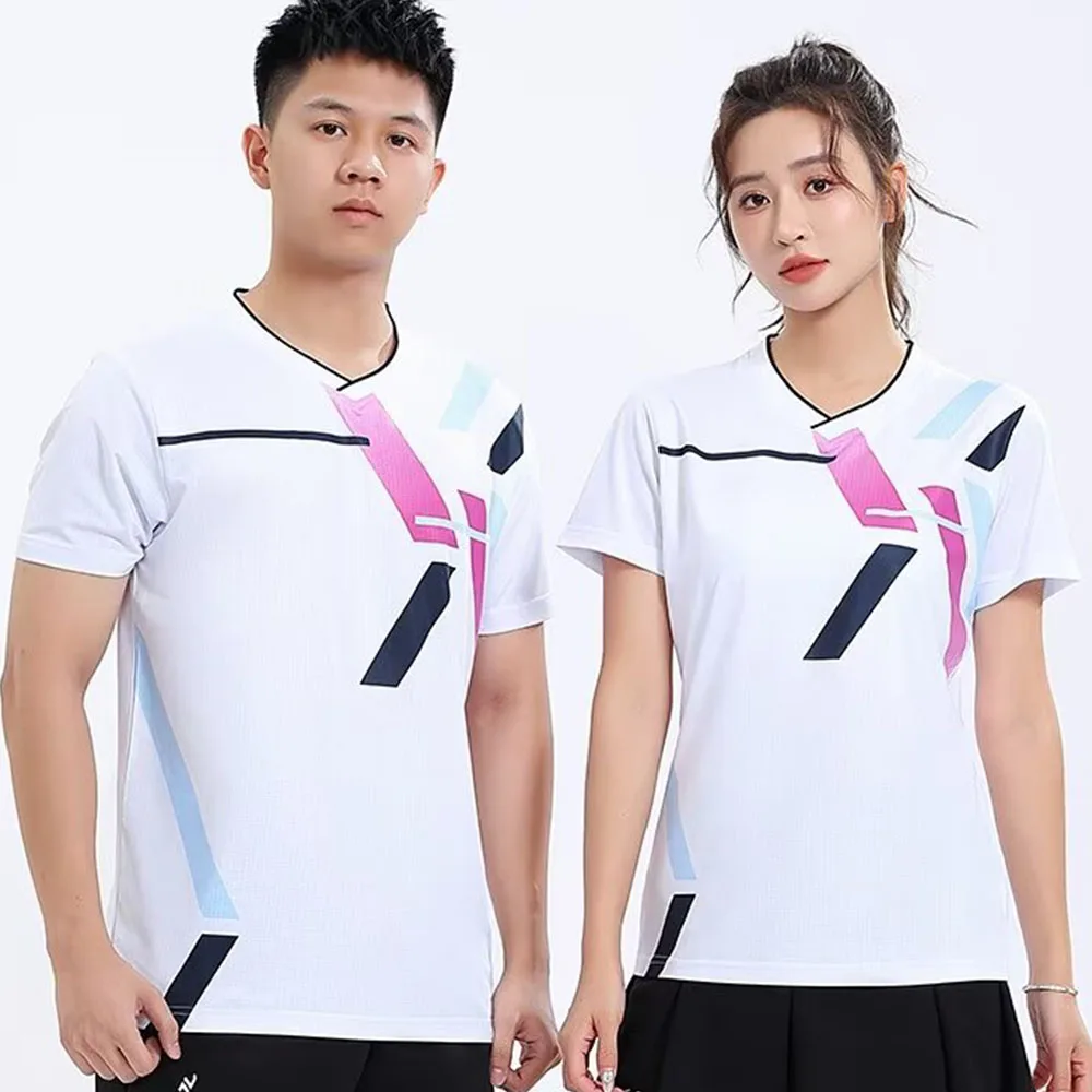 Table Tennis Uniform - T-shirt de Badminton pour hommes et