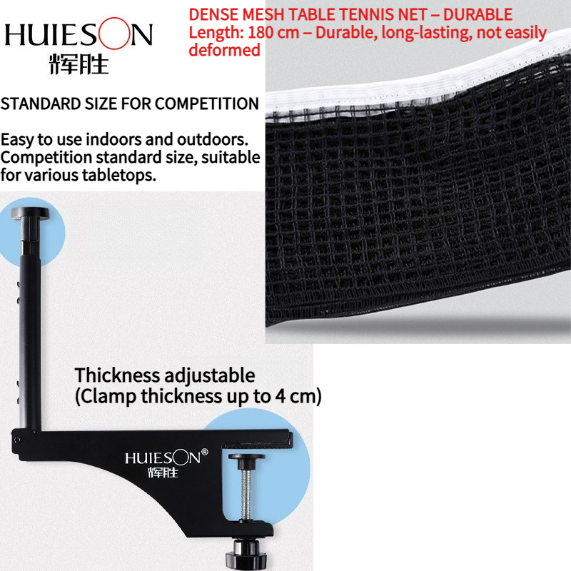 HUIESON Ensemble filet et cadr - Table Tennis Barrier avis et prix