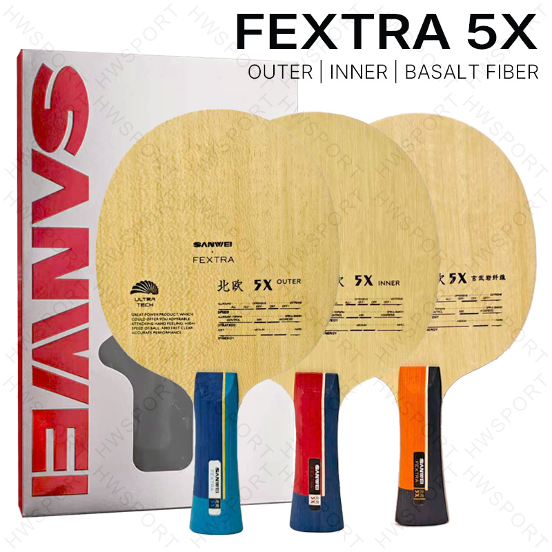SANWEI FEXTRA 5X lame de Tenni - Xiom Blade Table Tennis avis et prix