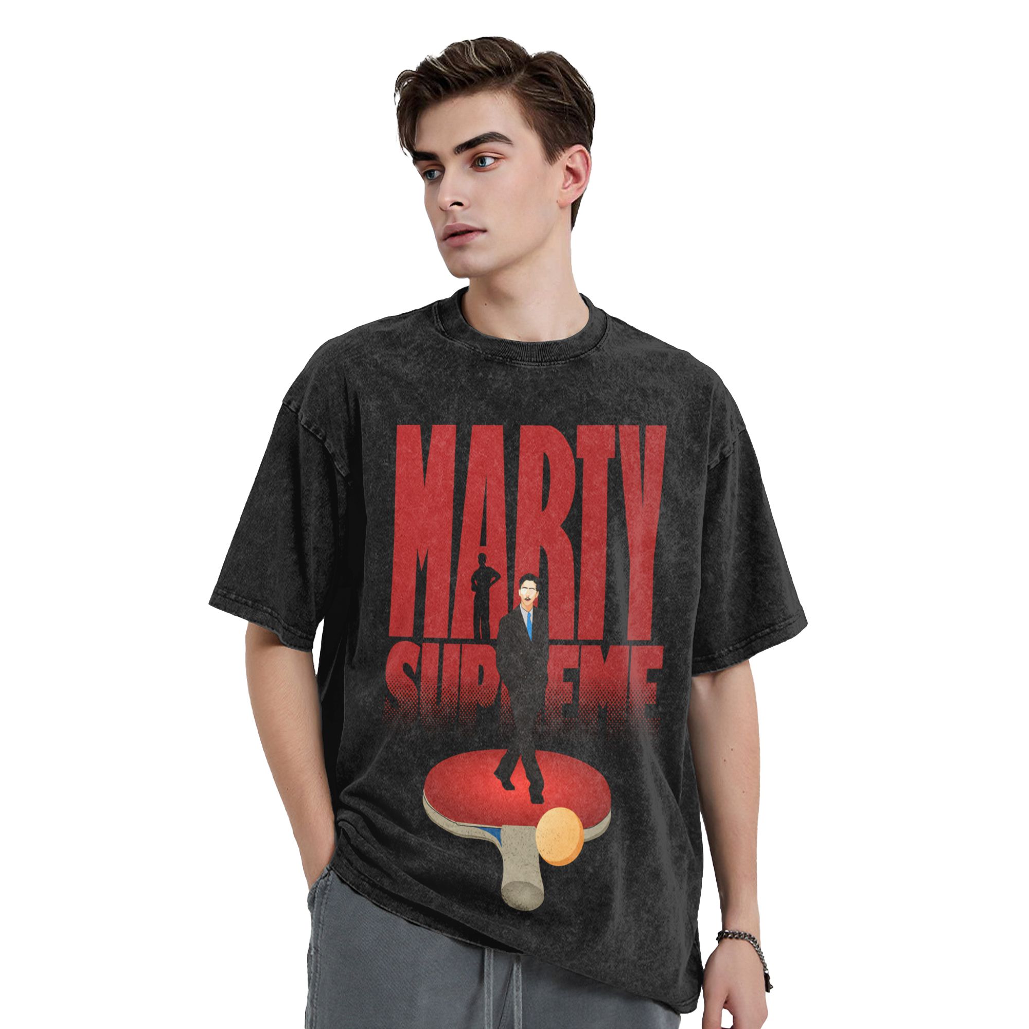 T-shirt vintage délavé Marty T - Table Tennis Marty Supreme avis et prix