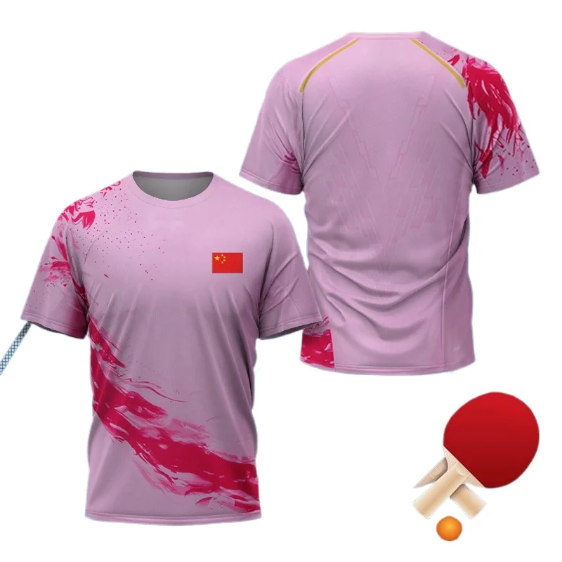 T-shirt graphique Dragon de Ch - Table Tennis Uniform avis et prix