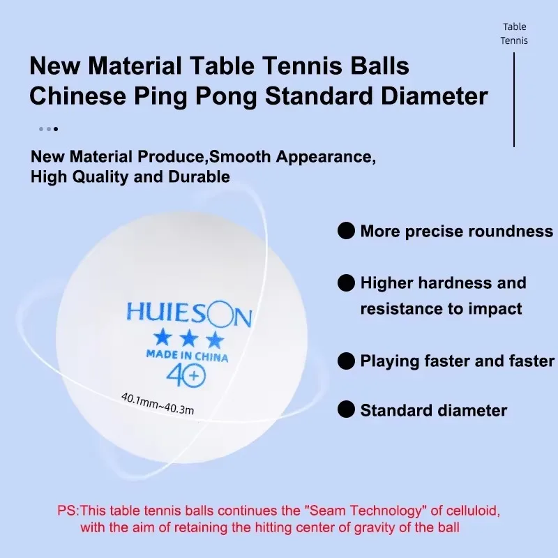 100 pièces Huieson bleu Logo b - Table Tennis Logo Free avis et prix