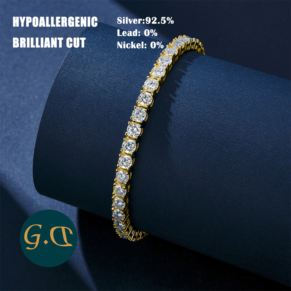 Bracelets de tennis Moissanite - Table Tennis Daily avis et prix